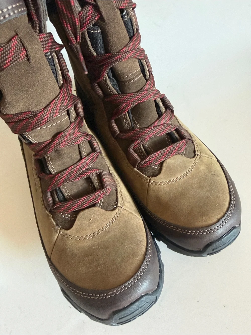 Merrell Womens Tall Winter Lace Up Side Zip Boots size 8